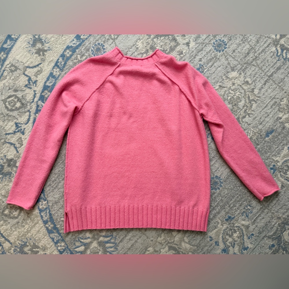 Caslon Pink Crew Neck Sweater - Picture 2 of 7